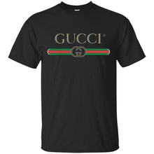 Gucci Logo Classic Unisex Logo Replica Black Unisex Tshirt