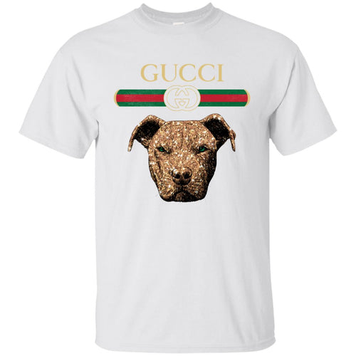 Gucci Love Pitbull Replica White Unisex Tshirt