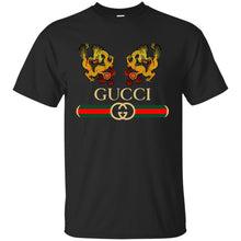 Gucci Lucky Dragon Replica Black Unisex Tshirt