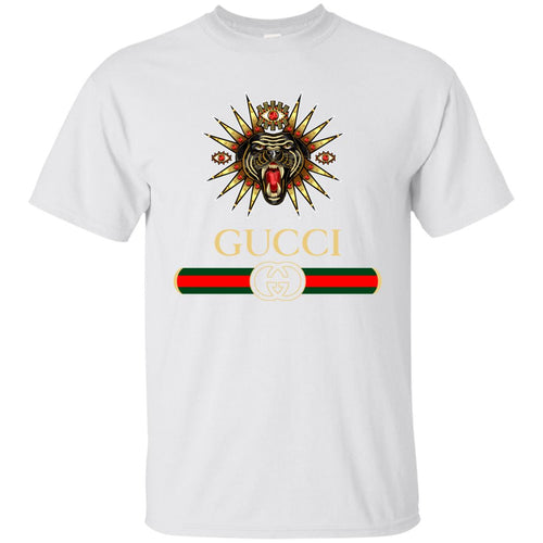 Gucci Black Panther Art Replica White Unisex Tshirt